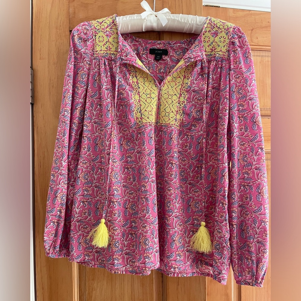 J.Crew peasant blouse